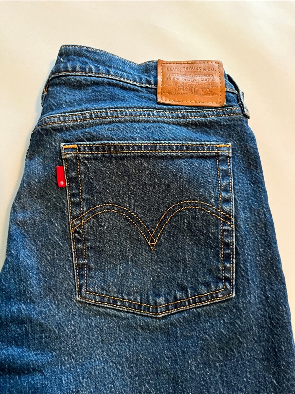 Levi’s Premium Denim Wedgie Straight High Rise Size 31 - Picture 14 of 16
